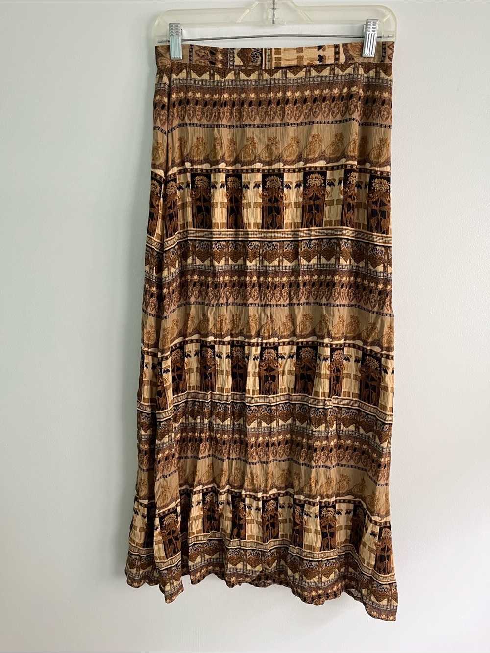 Y2K Bohemian Hippie Initiatives Maxi Skirt